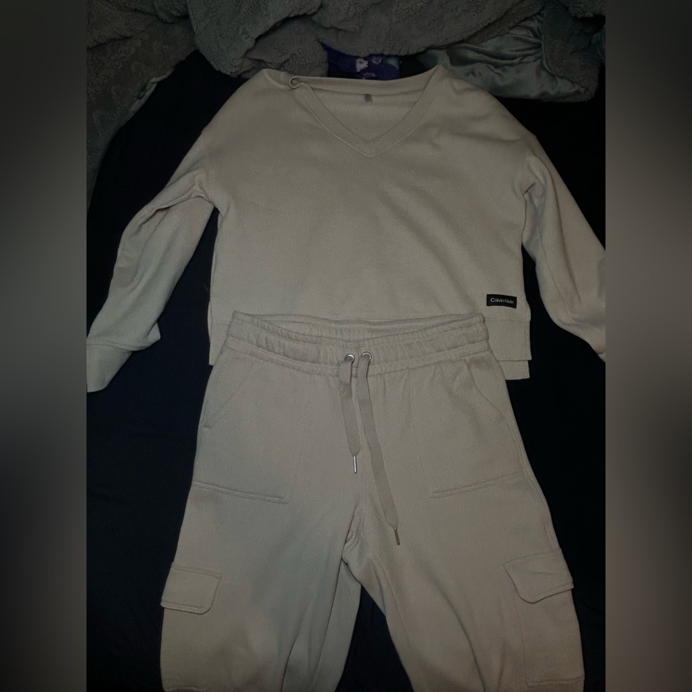 Calvin Klein Beige Lounge Set